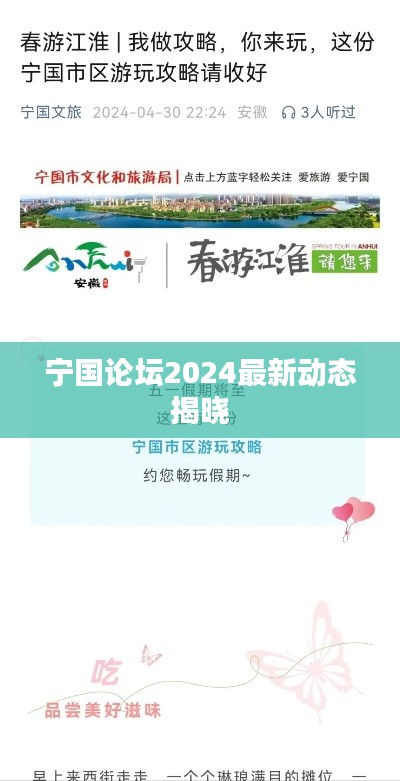 宁国论坛2024最新动态揭晓